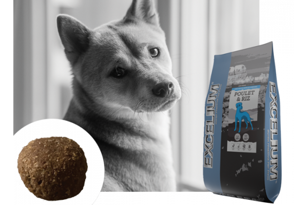 Canaldog : EXCELIUM Poulet & Riz - 15Kg