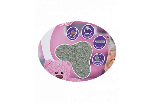 Canaldog : Litière clump baby powder - 12 L