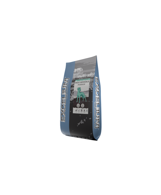Excelium chien peau sensible poisson - 3kg Excelium chien peau sensible poisson - 3kg